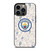 MANCHESTER CITY PUMA PATTERN iPhone 13 Pro Case Cover