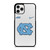 NORTH CAROLINA TAR HEELS WHITE CARBON  iPhone 11 Pro Case Cover