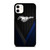 FORD MUSTANG BLLUE CARBON EMBLEM  iPhone 11 Case Cover