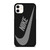 NIKE GREY BLACK LOGO  iPhone 11 Case Cover NIKE GREY BLACK LOGO  iPhone 11 Case Cover
