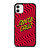 SANTA CRUZ SKATEBOARD WAVY RED  iPhone 11 Case Cover