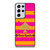 KATE SPADE PINK ORANGE STRIPE Samsung Galaxy S21 Ultra Case Cover