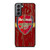 ARSENAL FC RETRO WOOD LOGO Samsung Galaxy S21 Plus Case Cover