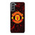 MANCHESTER UNITED RED MARBLE LOGO Samsung Galaxy S21 Plus Case Cover