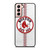 BOSTON RED SOX LEATHER STITCH Samsung Galaxy S21 Case Cover