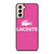 LACOSTE PINK LOGO Samsung Galaxy S21 Case Cover
