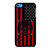 PUNISHER RED BLACK AMERICAN FLAG iPod 7 Case Cover