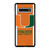 MIAMI HURRICANES SYMBOL CARBON Samsung Galaxy S10 Case Cover