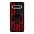 PUNISHER RED BLACK AMERICAN FLAG Samsung Galaxy S10 Case Cover