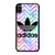 ADIDAS COLORFUL ZIG ZAG LOGO iPhone XS Max Case Cover