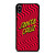 SANTA CRUZ SKATEBOARD WAVY RED iPhone XS Max Case Cover