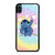 STITCH CARTOON TIE DYE PATTERN iPhone XS Max Case Cover