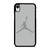 AIR JORDAN GREY LOGO iPhone XR Case Cover