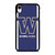 GO PURPLE WASHINGTON HUSKIES FOOTBALL iPhone XR Case Cover GO PURPLE WASHINGTON HUSKIES FOOTBALL iPhone XR Case Cover