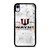 WAYNE ENTERPRISES WHITE LOGO iPhone XR Case Cover WAYNE ENTERPRISES WHITE LOGO iPhone XR Case Cover
