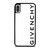 GIVENCHY PARIS WHITE LOGO iPhone X / XS Case Cover