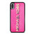 MICHAEL KORS PINK LEATHER iPhone X / XS Case Cover