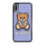 MOSCHINO TOY LOGO PURPLE iPhone X / XS Case Cover