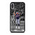 ROB GRONKOWSKI NEW ENGLAND PATRIOTS BLACK WHITE iPhone X / XS Case Cover