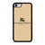 BURBERRY LONDON BROWN LOGO iPhone SE 2022 Case Cover