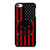 PUNISHER RED BLACK AMERICAN FLAG iPod 6 Case Cover