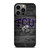 TCU HORNED FROGS FOOTBALL WOOD LOGO iPhone 13 Pro Case Cover