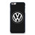 VW VOLKSWAGEN BLACK CARBON iPhone 6 / 6S Plus Case Cover