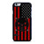 PUNISHER RED BLACK AMERICAN FLAG iPhone 6 / 6S Case Cover