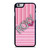ROXY PINK STRIPE EMBLEM iPhone 6 / 6S Case Cover