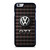 VW VOLKSWAGEN GTI METAL EMBLEM iPhone 6 / 6S Case Cover