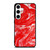 RED LIQUID TEXTURE Samsung Galaxy S24 Case Cover