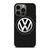 VW VOLKSWAGEN BLACK CARBON iPhone 13 Pro Case Cover