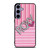 ROXY PINK STRIPE EMBLEM  Samsung Galaxy S24 Plus Case Cover