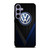 VW VOLKSWAGEN BLUE CARBON EMBLEM  Samsung Galaxy S24 Plus Case Cover