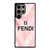 FENDI ROMA PINK TAPESTRY LOGO Samsung Galaxy S24 Ultra Case Cover