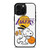 LOS ANGELES LAKERS SNOOPY BASKETBALL iPhone 16 Pro Max Case Cover