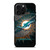 MIAMI DOLPHINS FOOTBALL METAL LOGO iPhone 16 Pro Max Case Cover MIAMI DOLPHINS FOOTBALL METAL LOGO iPhone 16 Pro Max Case Cover