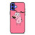 COURAGE THE COWARDLY DOG CARTOON PINK iPhone 16 Case Cover