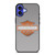 HARLEY DAVIDSON MOTOR GREY LOGO iPhone 16 Case Cover