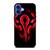HORDE WORLD OF WARCRAFT BLACK LOGO iPhone 16 Case Cover