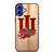 INDIANA HOOSIERS WOOD LOGO iPhone 16 Case Cover
