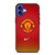 MANCHESTER UNITED NIKE RED CARBON iPhone 16 Case Cover