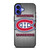 MONTREAL CANADIENS NHL METAL LOGO iPhone 16 Case Cover