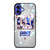 NEW YORK GIANTS NFL SPLASHED iPhone 16 Case Cover NEW YORK GIANTS NFL SPLASHED iPhone 16 Case Cover