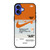 NIKE AIR JORDAN 1 OFF WHITE ORANGE iPhone 16 Case Cover NIKE AIR JORDAN 1 OFF WHITE ORANGE iPhone 16 Case Cover