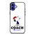 SNOOPY COACH CHAMPION LOGO iPhone 16 Case Cover