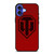 WORLD OF TANKS SYMBOL RED iPhone 16 Case Cover WORLD OF TANKS SYMBOL RED iPhone 16 Case Cover