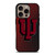 INDIANA HOOSIERS CARBON LOGO iPhone 16 Pro Case Cover