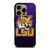 LSU TIGERS WOOD EMBLEM iPhone 16 Pro Case Cover