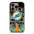 MIAMI DOLPHINS STRIPE NFL LOGO iPhone 16 Pro Case Cover MIAMI DOLPHINS STRIPE NFL LOGO iPhone 16 Pro Case Cover